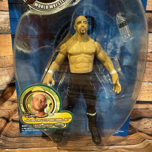 WWF Justin Credible Jakks Pacific Rulers Ring Series 4 Wresting Action Figure - Picture 2 of 7